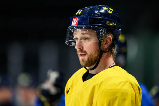 Rasmus Asplund of Sweden at a practice session