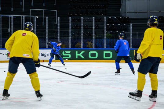 Ivar Stenberg of Sweden at a practice session
