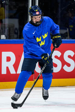 Viggo Björck of Sweden at a practice session