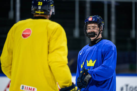 Viggo Björck of Sweden at a practice session