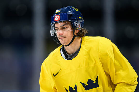André Petersson of Sweden at a practice session