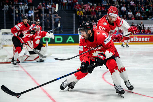 Dylan Demelo of Canada and Christian Wejse of Denmark