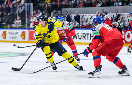 Linus Karlsson of Sweden and Libor Hajek of Czech Republic