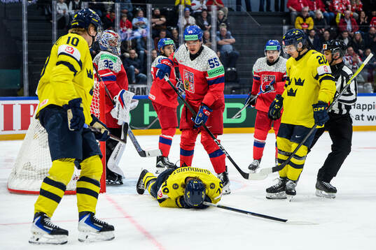Oscar Sundqvist of Sweden and Libor Hajek of Czech Republic