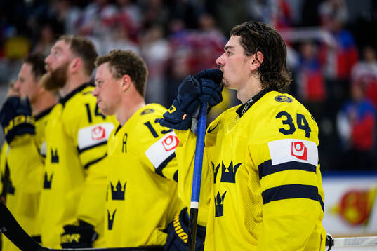 Albert Johansson of Sweden looks dejected