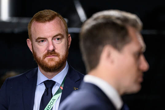 Director of national teams Anders Lundberg and head coach