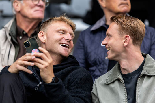 GAIS Joackim Fagerjord och Häckens Julius Lindberg på