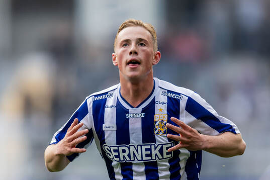 IFK Göteborgs Benjamin Brantlind jublar