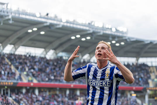 IFK Göteborgs Benjamin Brantlind jublar