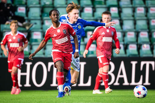 Landskronas Max'Med Omar Mohamed och GIF Sundsvalls Hugo