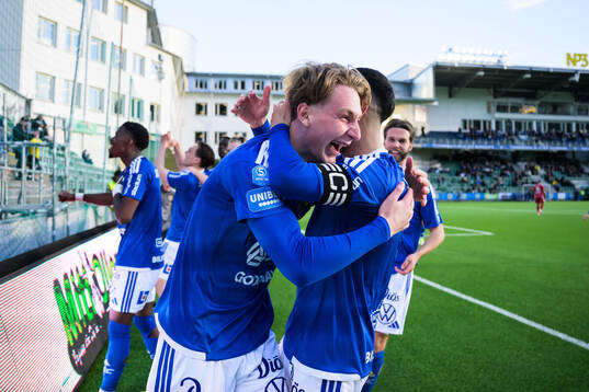 GIF Sundsvalls Hugo Aviander jublar