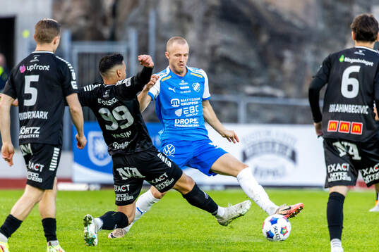 Oddevolds Gabriel Sandberg och Örebros Ahmed Yasin