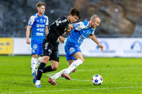 Örebros Fabian Wahlström och Oddevolds Gabriel Sandberg