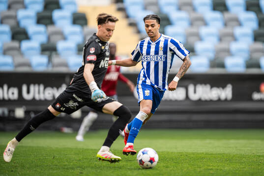 Örgrytes målvakt Hampus Gustafsson och IFK Göteborgs