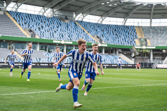 IFK Göteborgs Felix Eriksson jublar