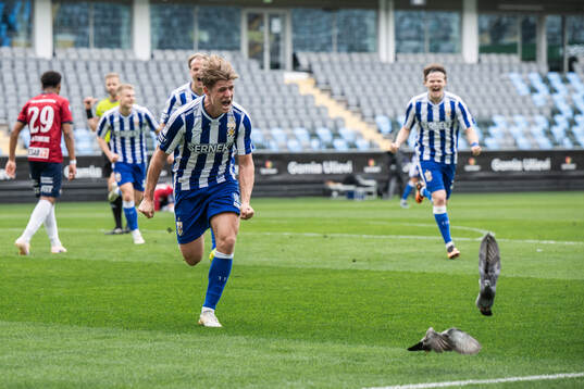 IFK Göteborgs Felix Eriksson jublar