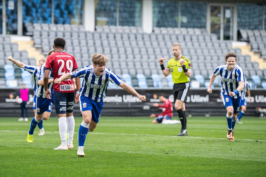 IFK Göteborgs Felix Eriksson jublar