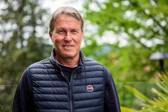 Johan Garpenlöv, expert at Swedish Radio channel SR, poses