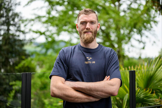 Mattias Ekholm of Sweden poses for a portrait at a press