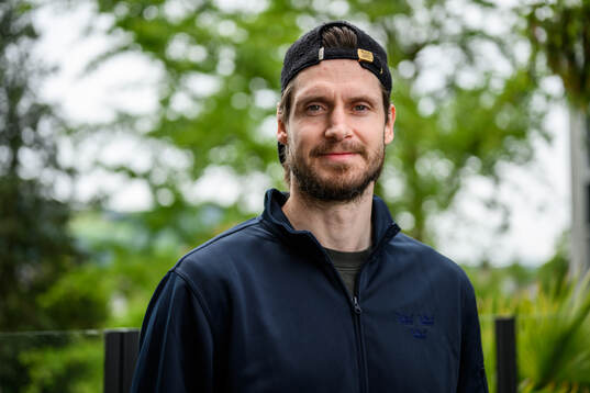 Oliver Ekman-Larsson of Sweden poses for a portrait at a