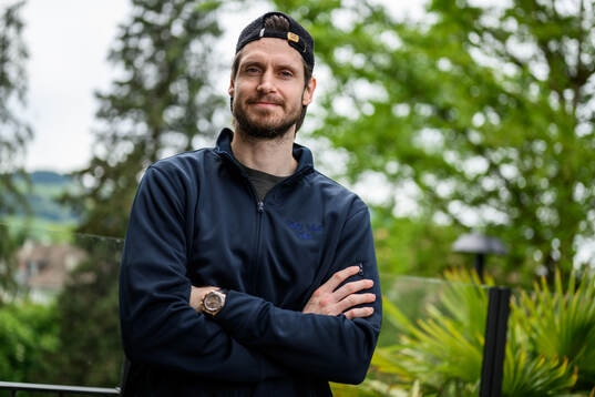 Oliver Ekman-Larsson of Sweden poses for a portrait at a