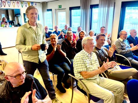 Jens Fjellström var gäst vid IFK Hässleholms