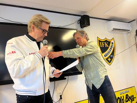 Jens Fjellström var gäst vid IFK Hässleholms