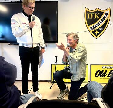 Jens Fjellström var gäst vid IFK Hässleholms