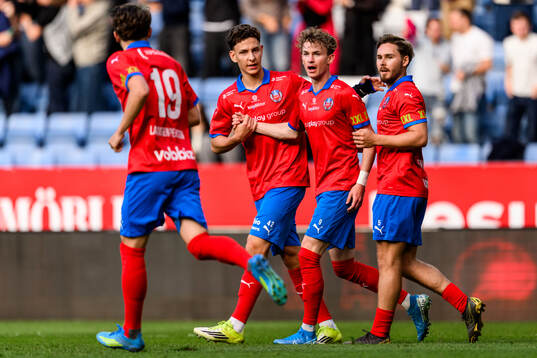 Helsingborgs Alexander Johansson jublar