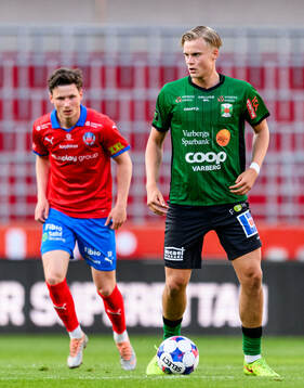 Helsingborgs Max Svensson och Varbergs Edvin Tellgren