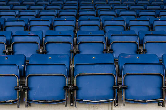Empty seats at Color Line Stadion