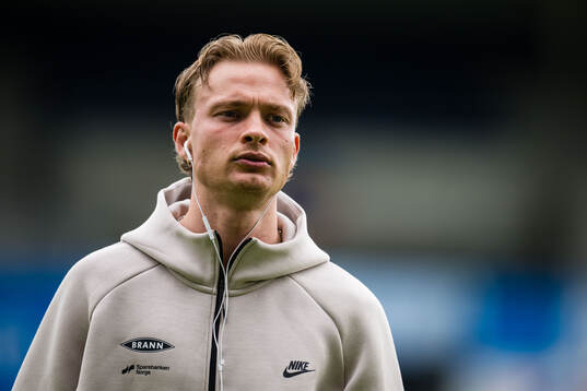Goalkeeper Simen Vidtun Nilsen of Brann arrives