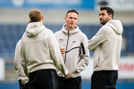 Joachim Soltvedt and Vetle Dragsnes of Brann arrives
