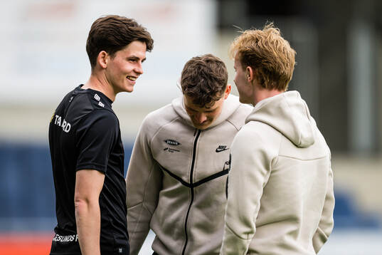 Henrik Melland  of Aalesund and Markus Haaland of Brann