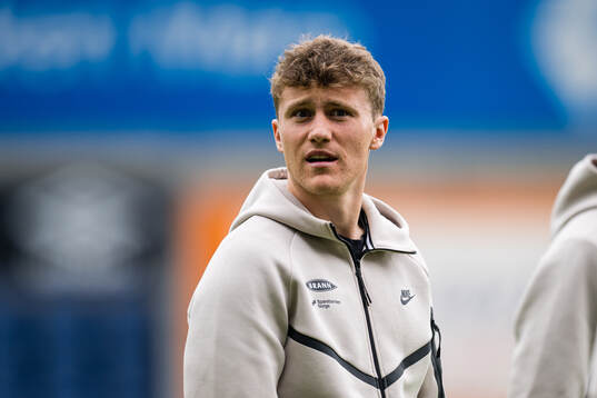 Martin Hellan of Brann arrives