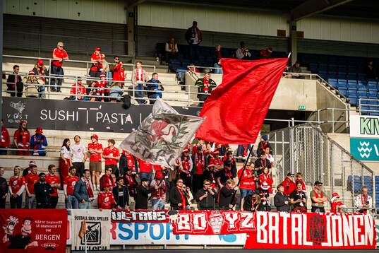Spectators in the stands