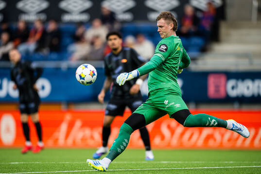 Goalkeeper Kristoffer Klaesson of Aalesund