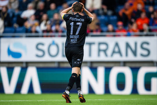 Joachim Soltvedt of Brann looks dejected