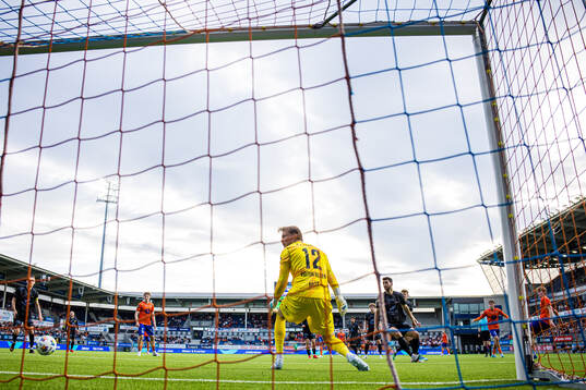 Marcus Haagensen Reed of Aalesund scores the 1-0 goal
