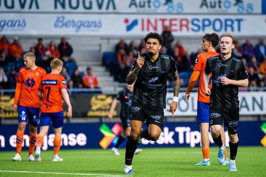 Noah Jean Holm of Brann celebrates