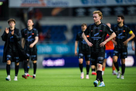 Markus Haaland of Brann looks dejected