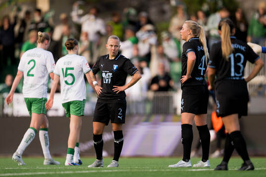 Malmö FFs Nathalie Hoff Persson deppar