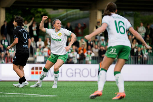 Hammarbys Gudrun Arnardottir jublar
