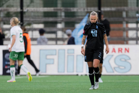 Malmö FFs Nathalie Hoff Persson deppar