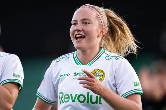 Hammarbys Mathilde Janzen jublar