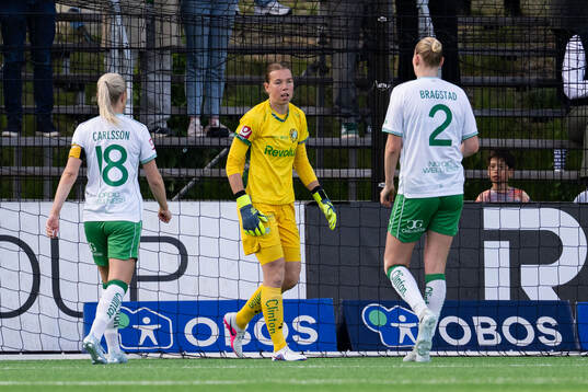 Hammarbys målvakt Melina Loeck