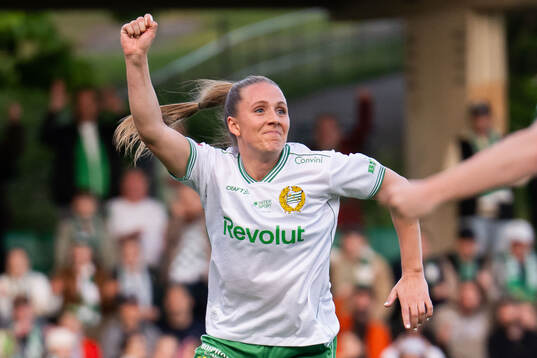 Hammarbys Gudrun Arnardottir jublar