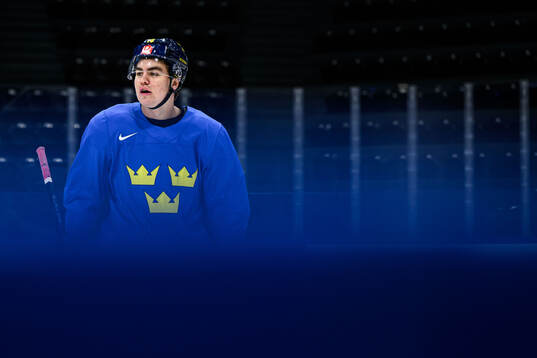 Anton Frondell of Sweden at a practice session