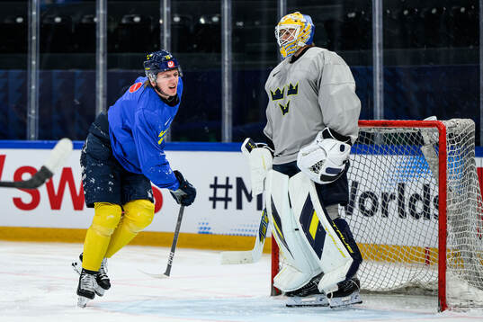 Jack Berglund of Sweden at a practice session