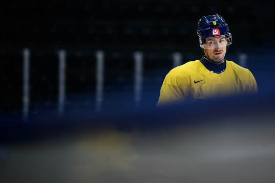 Robert Hägg of Sweden at a practice session